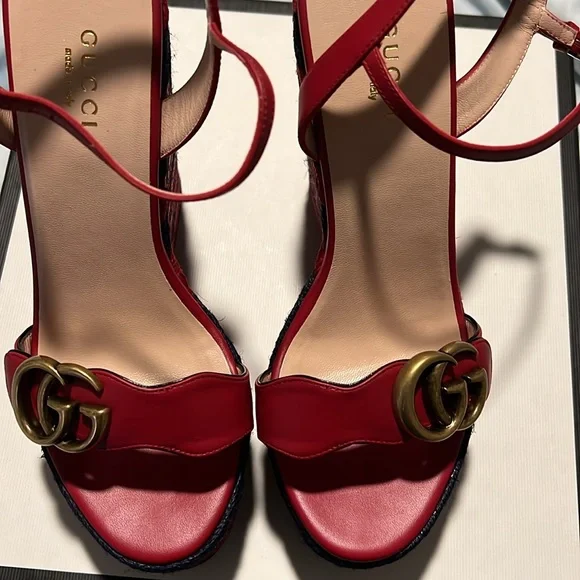 Nib Gucci wedges 36.5 - Picture 2 of 8